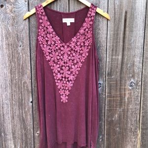 Knox Rose | Cold Shoulder Top | Embroidery